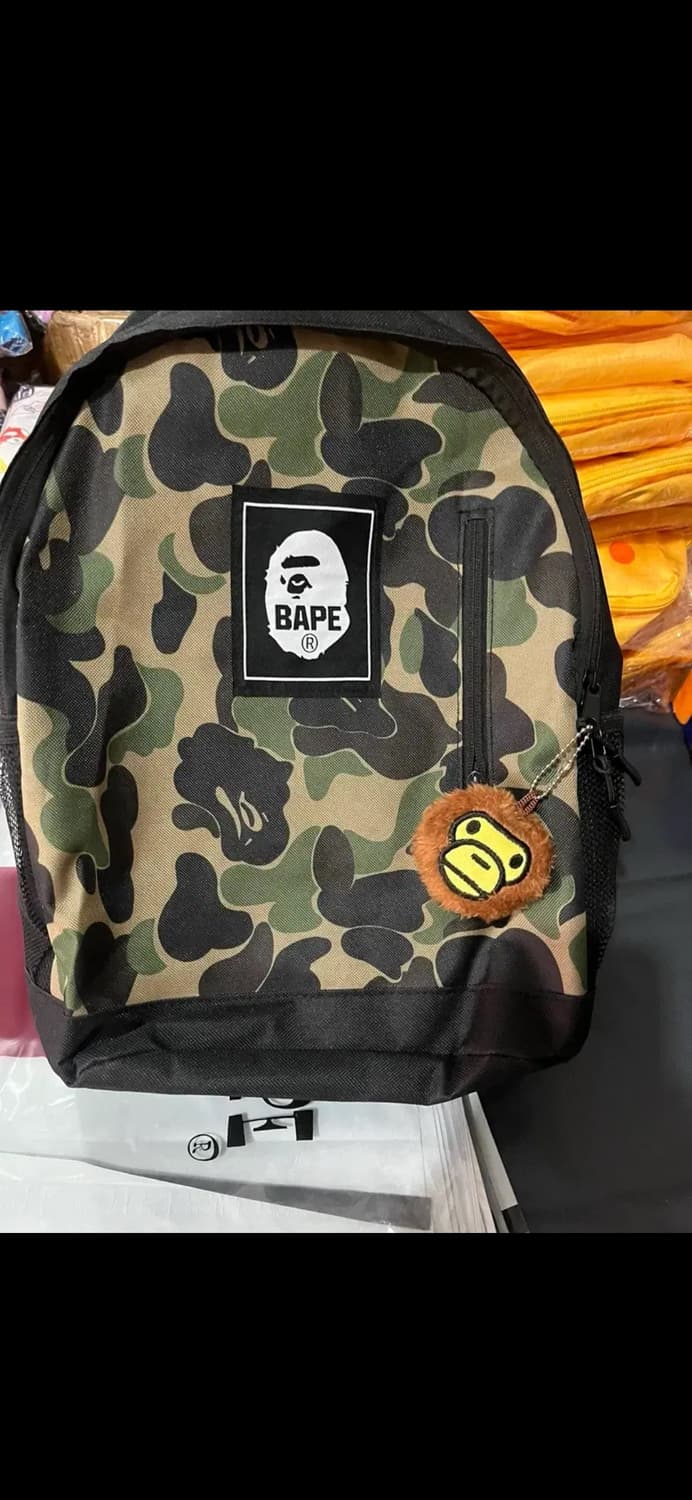 베이프 백팩+키링 세트일본잡지부록 BAPE 베이프 배낭 가방 상품이미지1