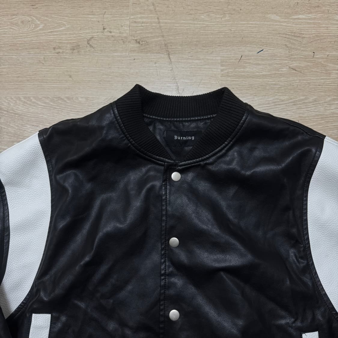 버닝 테디 가죽 자켓 상품이미지2