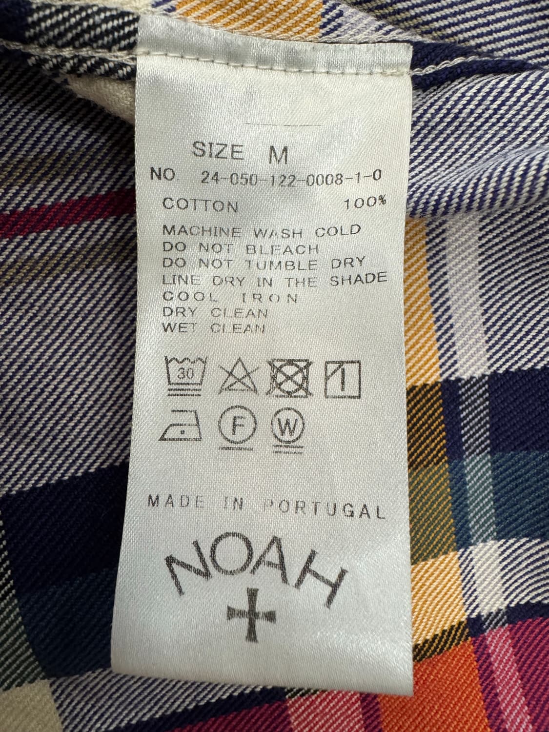 [M][100] 노아 플란넬 집업 체크 셔츠 상품이미지8