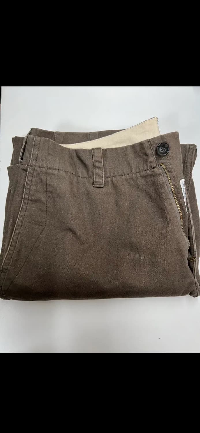 에스피오나지 Wide Officer Pants Taupe M 상품이미지2