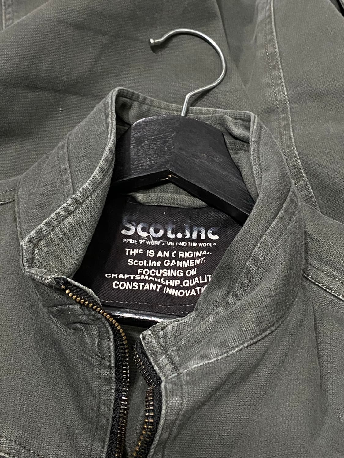 Scot.inc y2k 지퍼 디테일 하프넥 자켓 상품이미지10