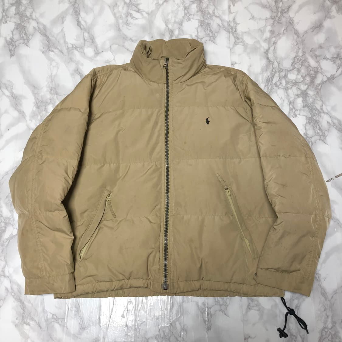 폴로 랄프로렌 푸퍼 패딩 자켓 베이지카멜 상품이미지2