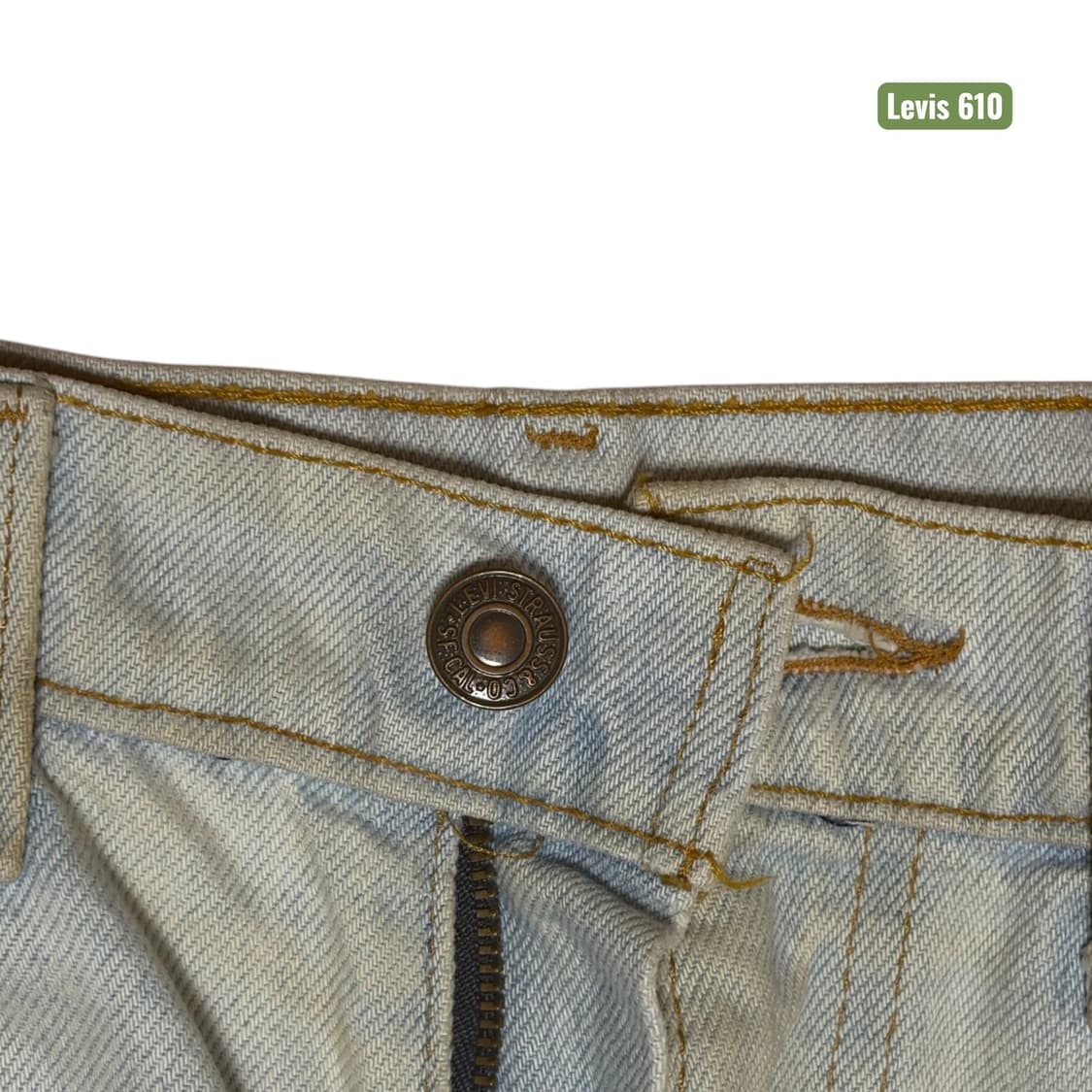 1980-90년대 리바이스 610 커팅진 W31 L32 상품이미지6