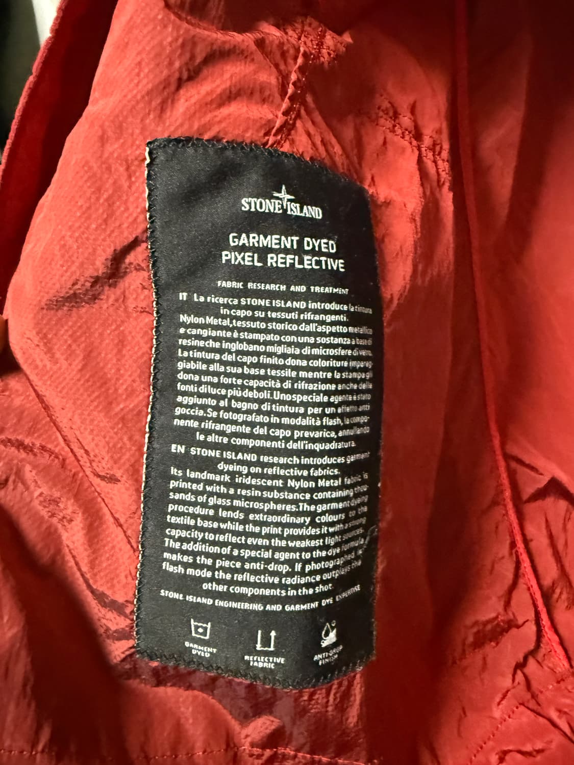 스톤아일랜드 반사 걍량 자켓 상품이미지3