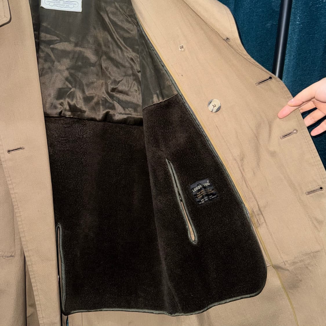90s 런던포그 메인코트 트렌치코트 (M)  상품이미지6