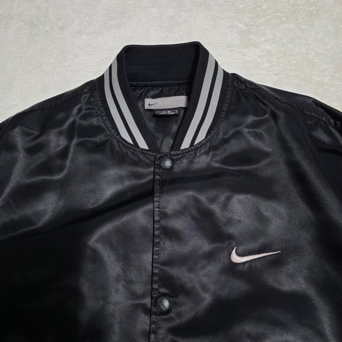 (M)나이키 90s 빈티지 스타디움 자켓 블랙실버 상품이미지2