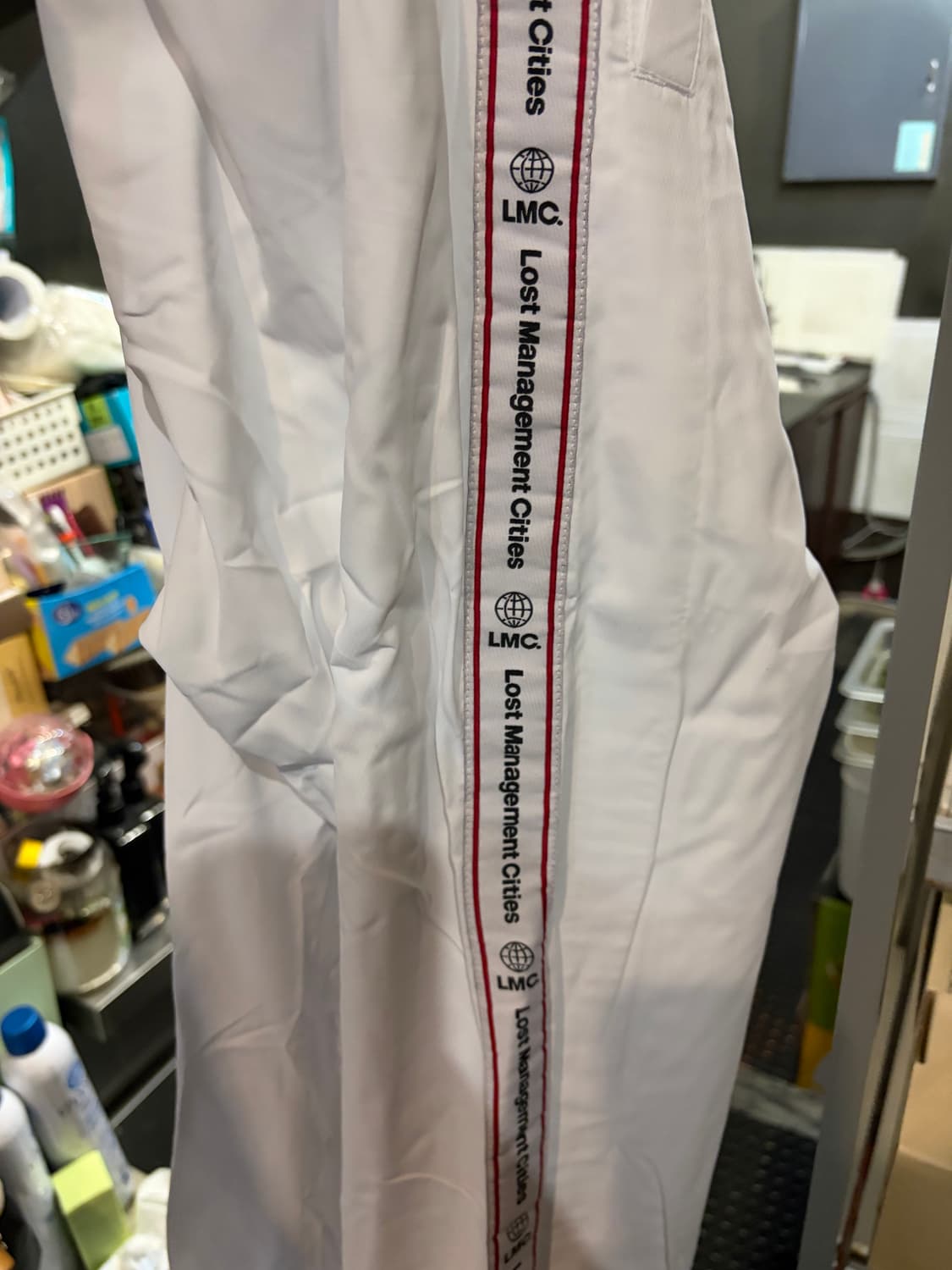 LMC 트랙팬츠 화이트 M 상품이미지3