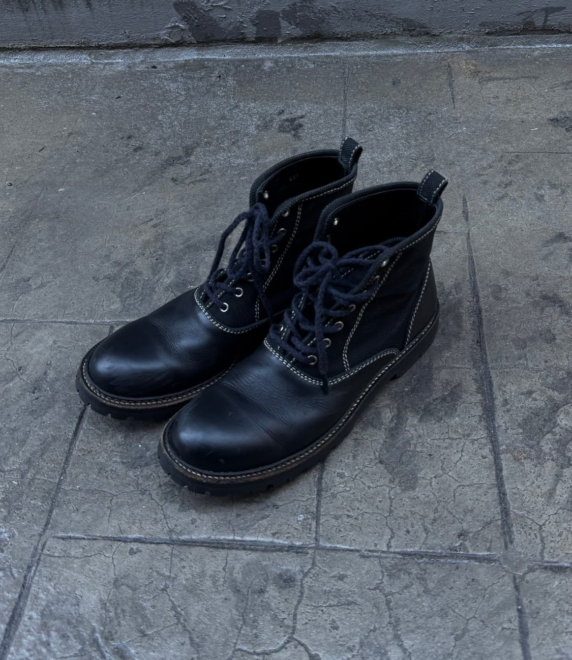 꼼데가르송 옴므 스티치 이중 도킹 부츠 상품이미지2