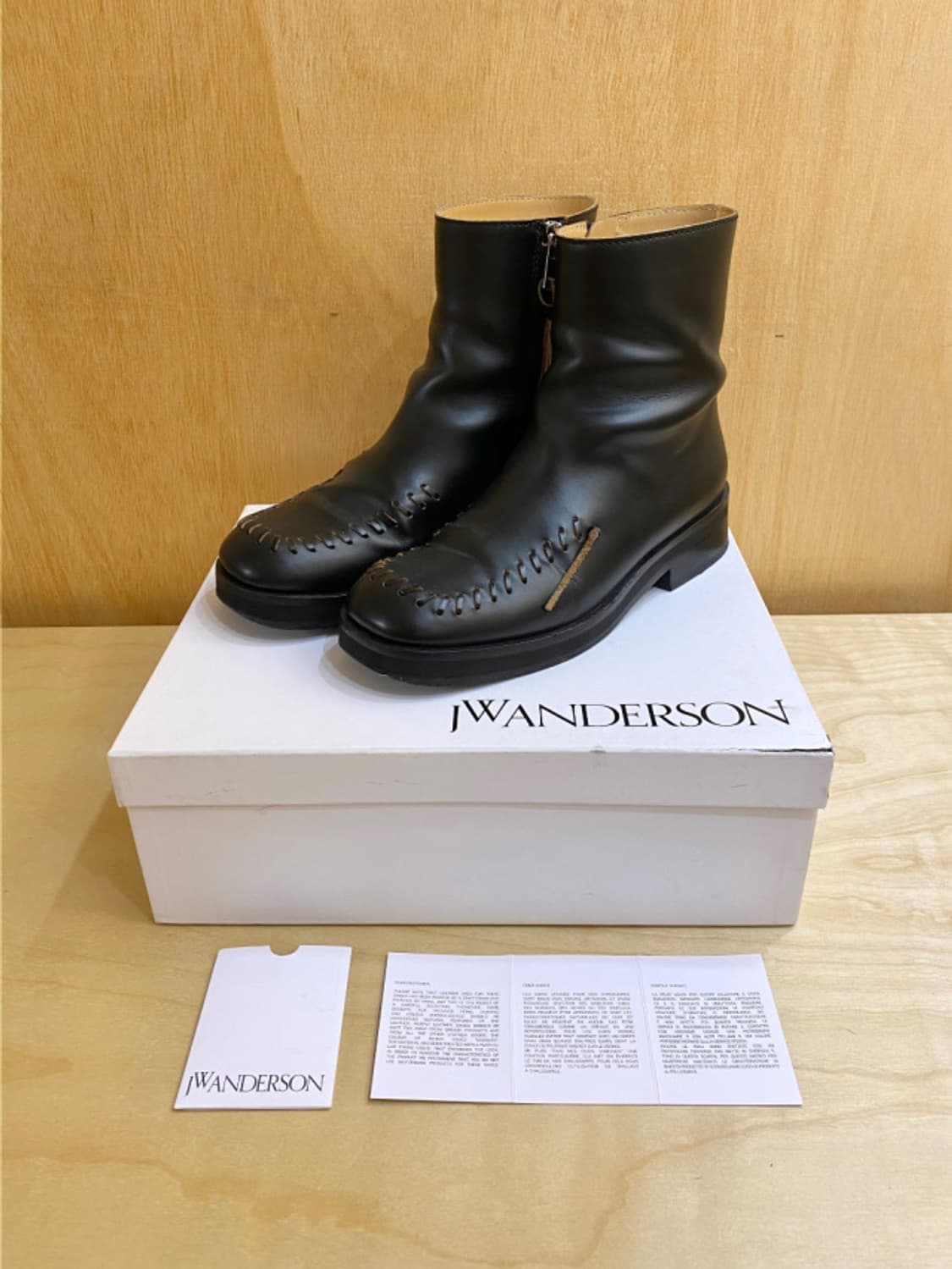 JW ANDERSON leather lacing boots 상품이미지1