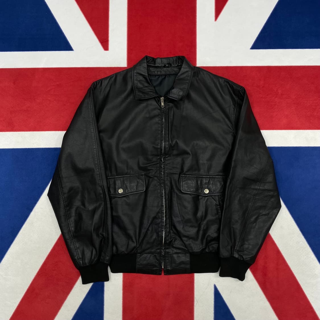 JPN 소가죽 자켓 XL 실측 L  상품이미지1