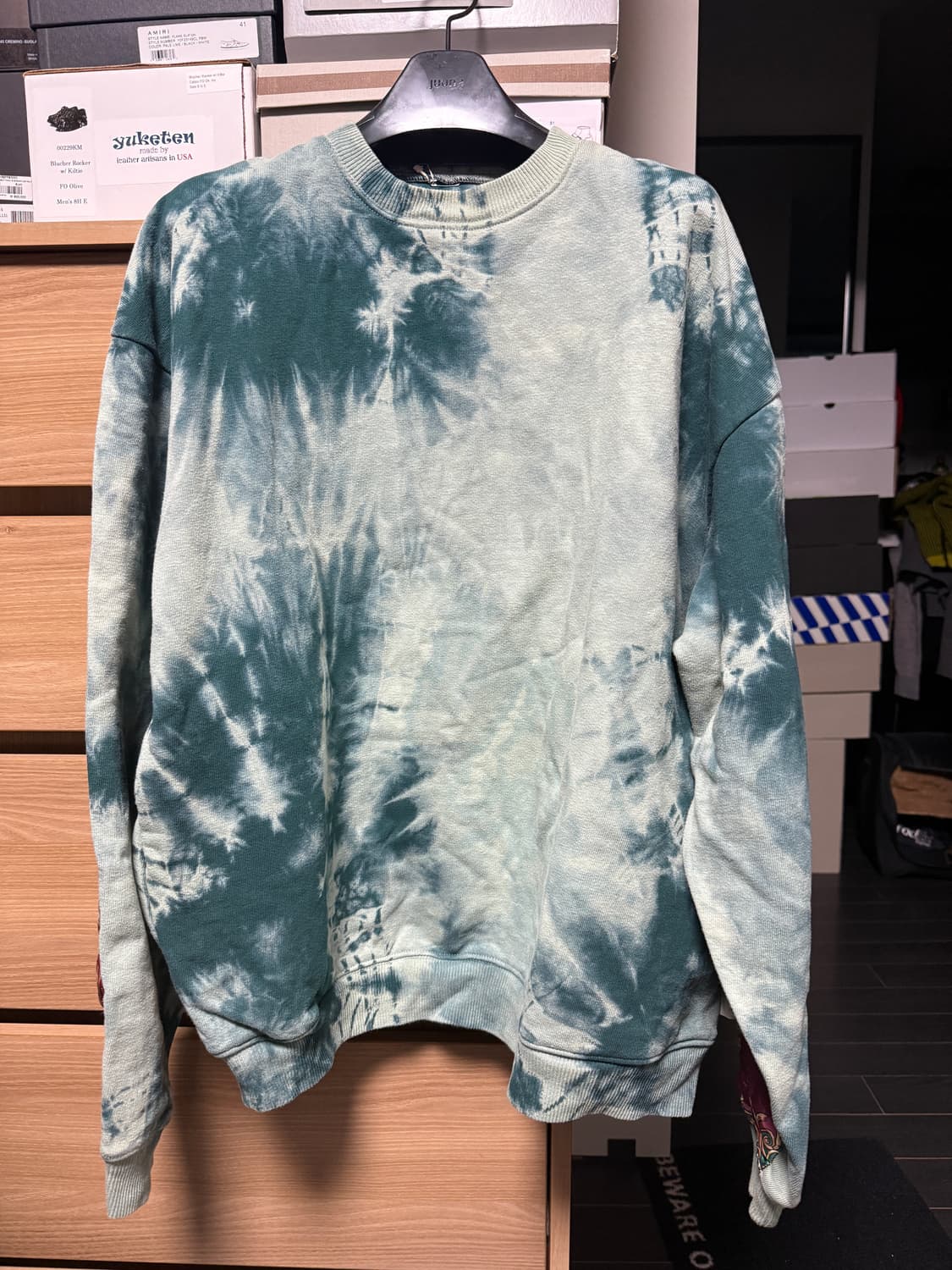 KAPITAL 캐피탈 안모 빅 스웻 (버진마리아 ASHBURY DYED) 상품이미지1