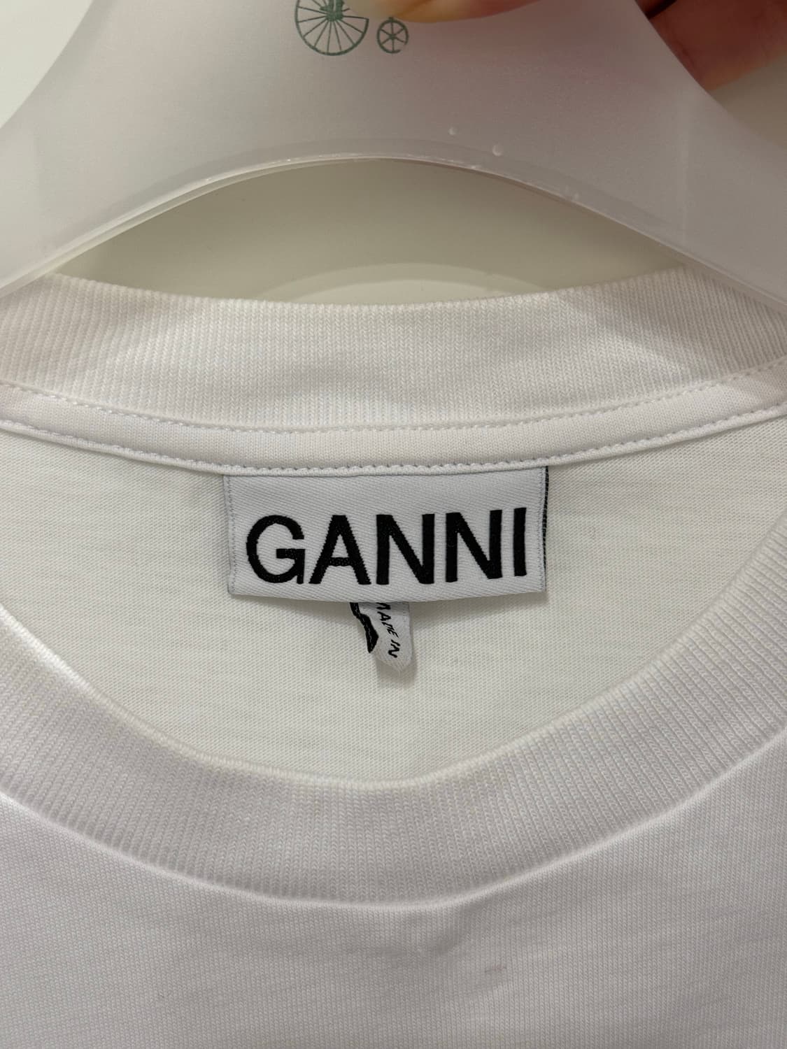 (원가 15만원) Ganni 가니 릴렉스드 러브 버니 티셔츠 상품이미지5