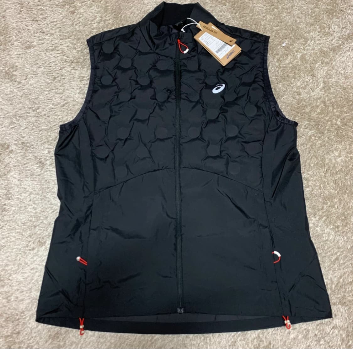 아식스 윈터 베스트 블랙 L 새제품 상품이미지1