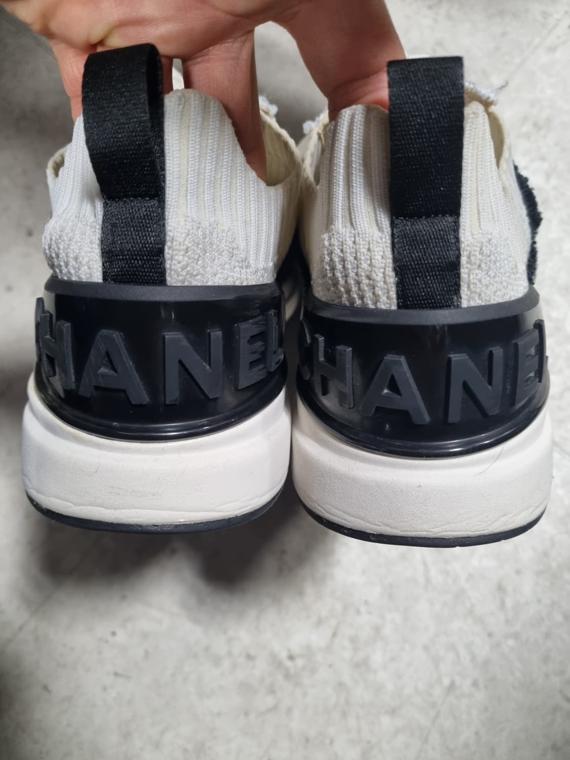 샤넬 CC로고 니트 스니커즈  상품이미지3