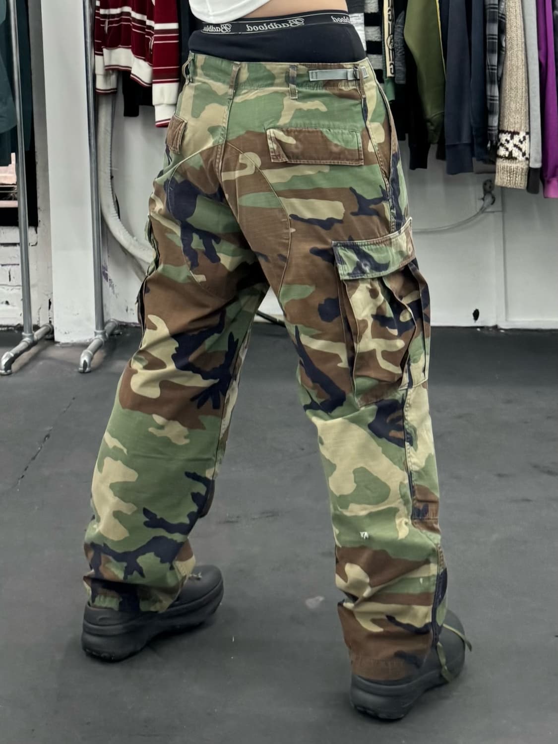 VTG 밀리터리 카모 립스탑 카고팬츠 상품이미지4