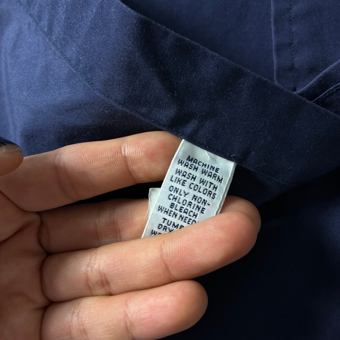 Polo  폴로 랄프로렌 자수 코튼 네이비 셔츠  상품이미지4