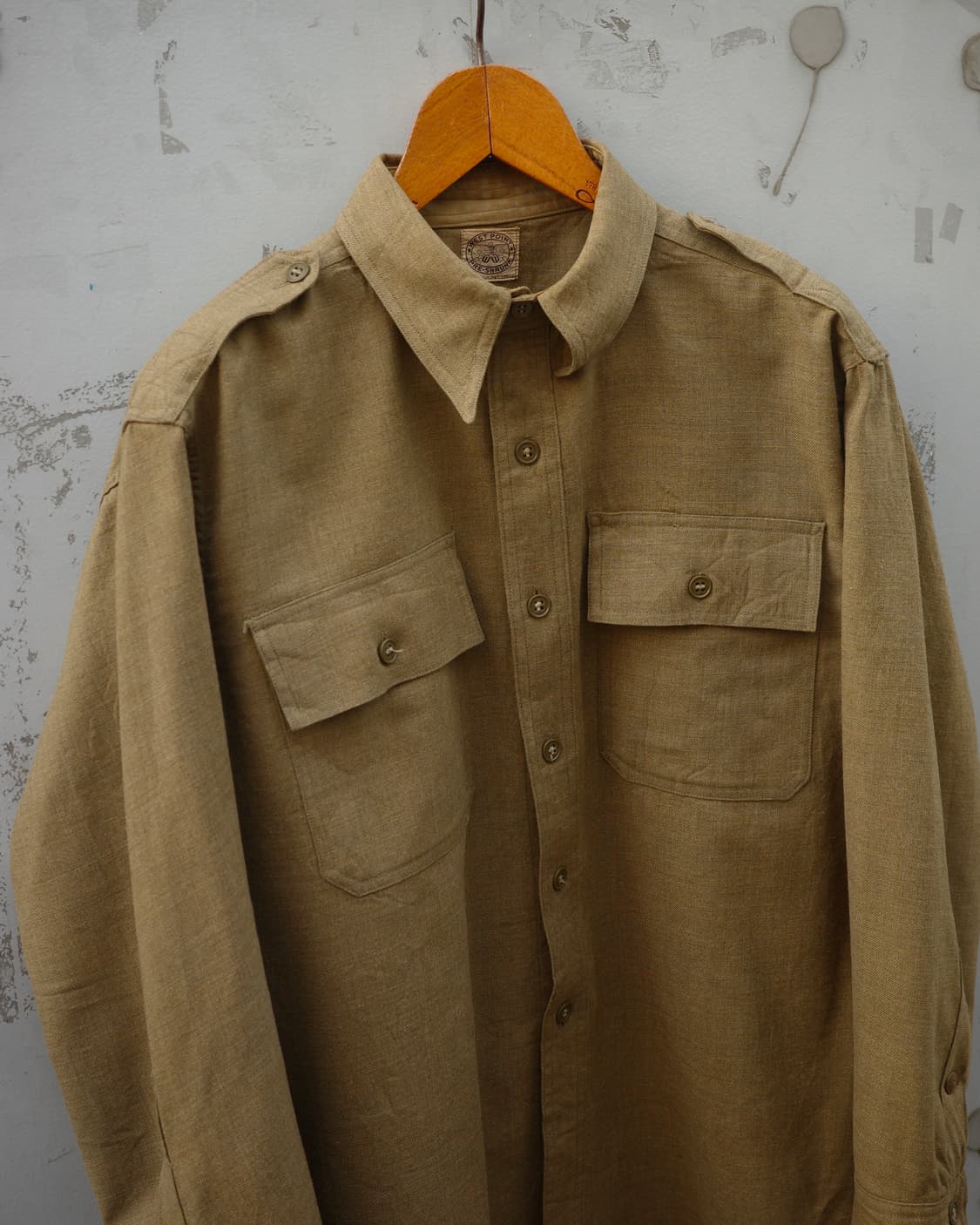 40s 50s USARMY 울 오피서 셔츠 상품이미지2