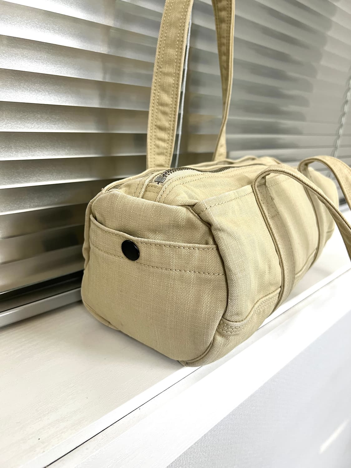 PORTER-CANVAS BOSTON BAG M (Beige)  상품이미지7