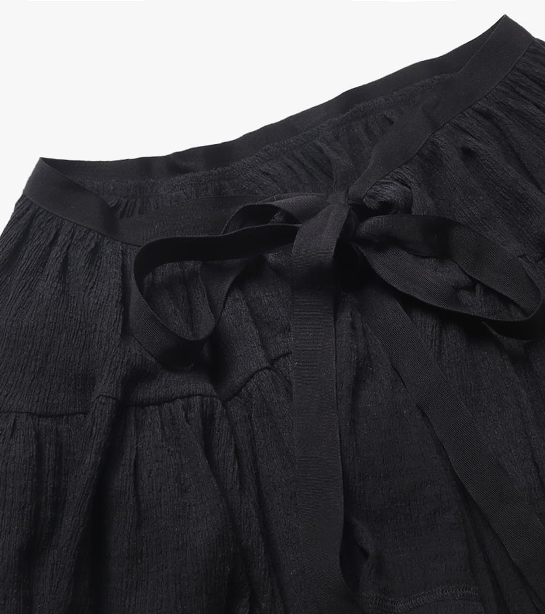 BEAMS JAPAN - 25SS TIERED WRAP SKIRT 상품이미지5