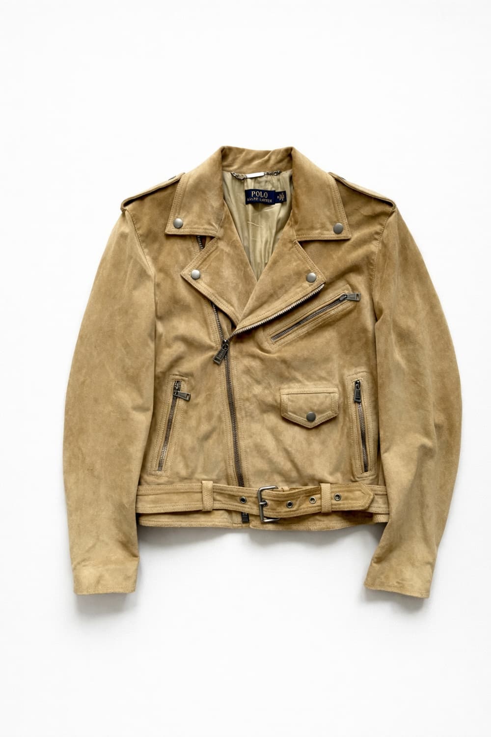 폴로 랄프로렌 우먼즈 스웨이드 라이더 자켓 8 상품이미지1