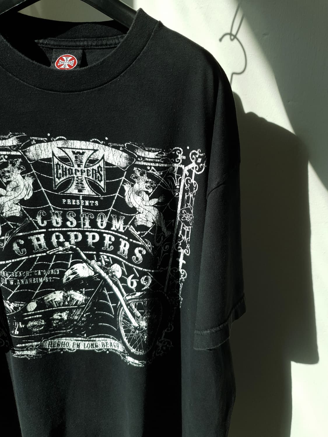 90s West Coast Choppers print tee 상품이미지6