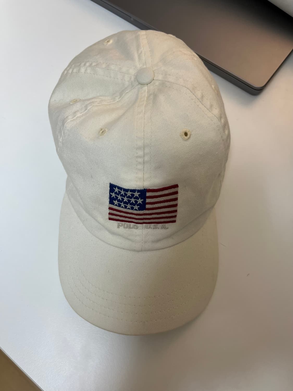 80s polo usa white cap 상품이미지1