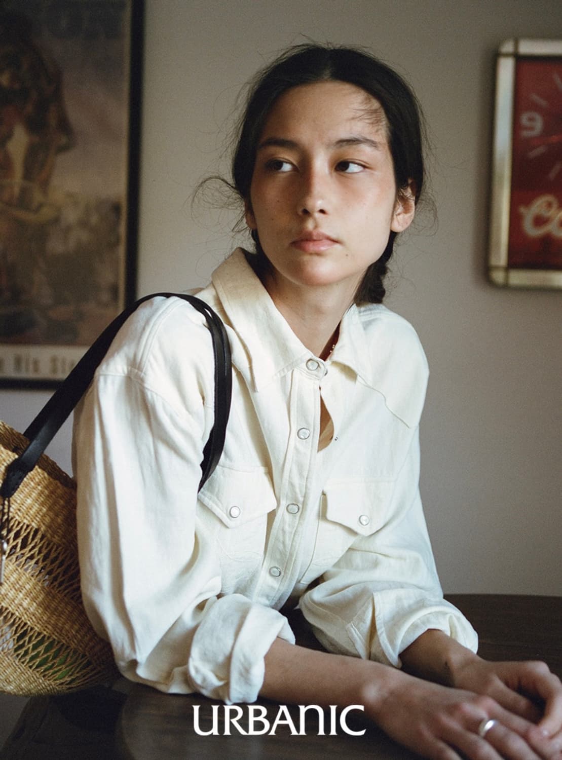 얼바닉30 랜치 셔츠 Ranch Shirt 내추럴 (새제품) URBANI 상품이미지3