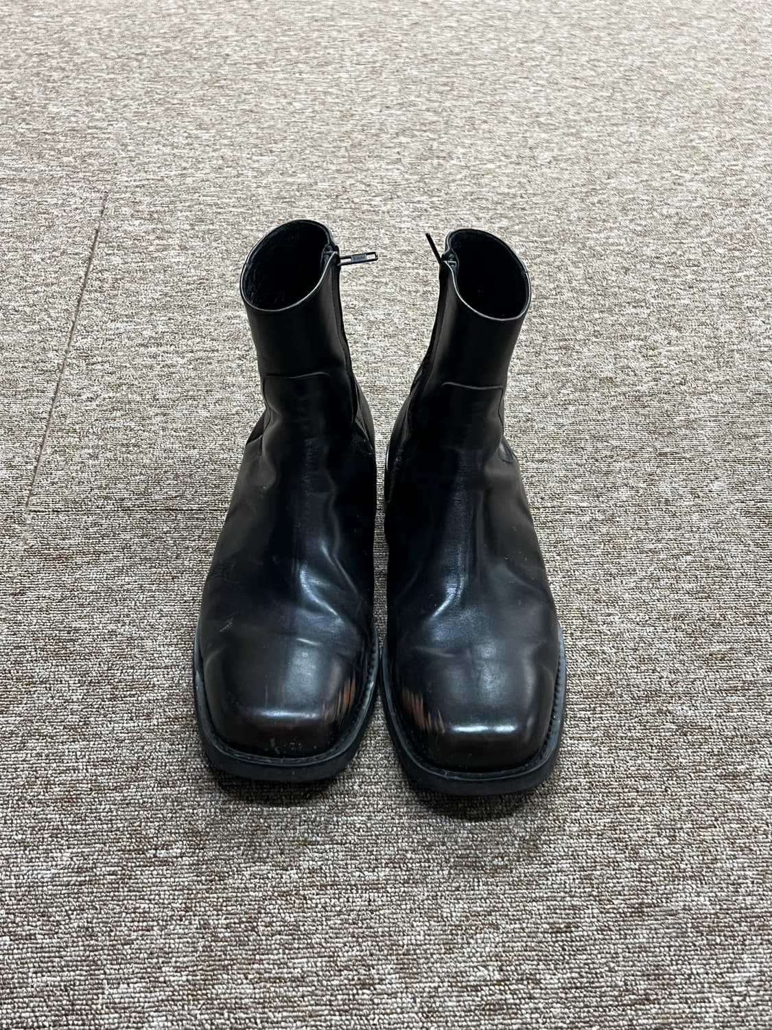 로맨틱무브 스퀘어토 부츠 블랙 285mm 상품이미지2