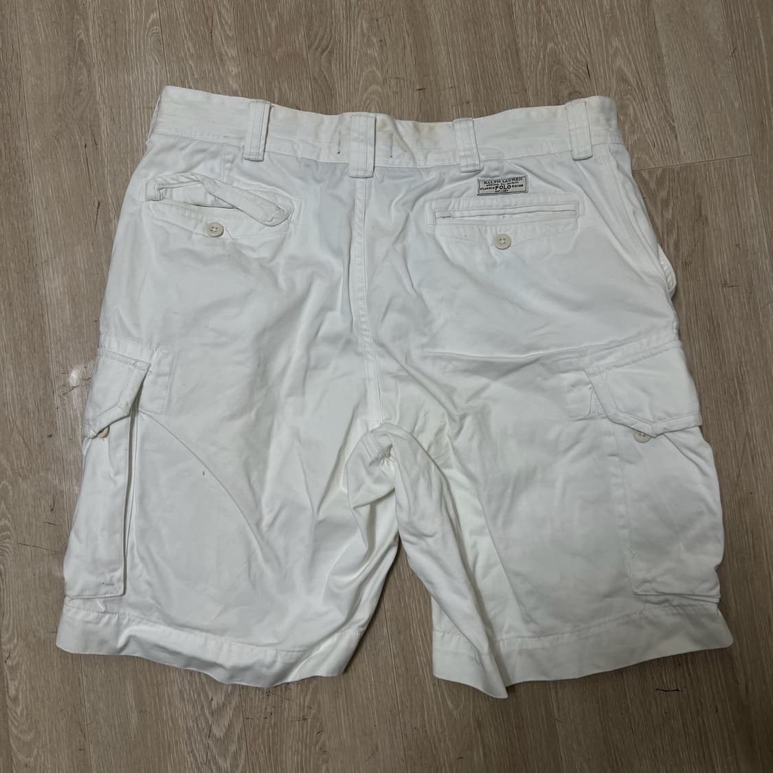 폴로 랄프로렌 남성 화이트 카고 반바지 38  상품이미지4