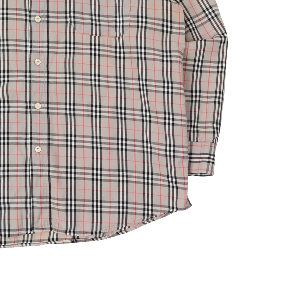 버버리 베이지 노바체크 셔츠 상품이미지4