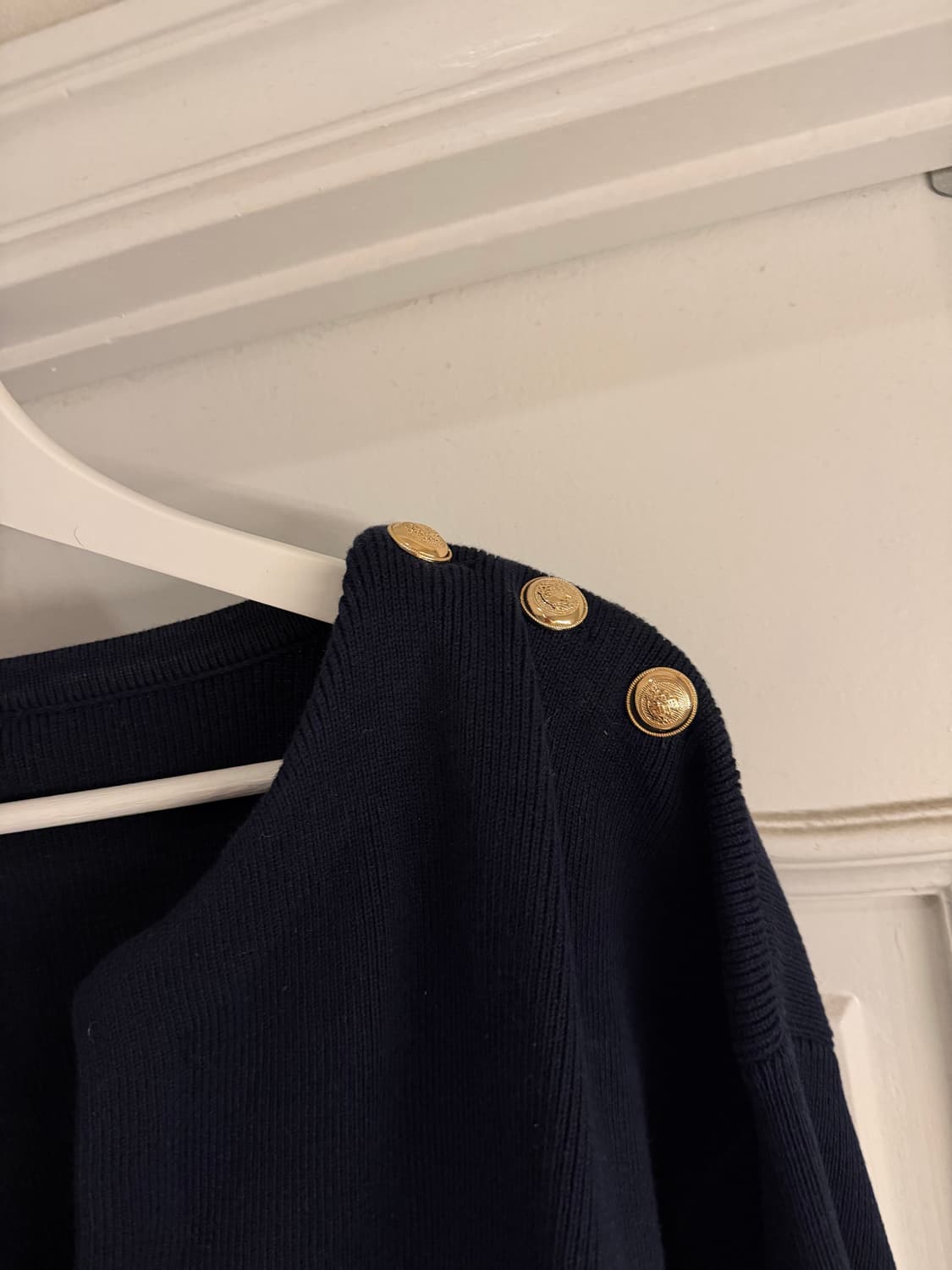 마시모두띠 네이비 금장 니트 상품이미지2