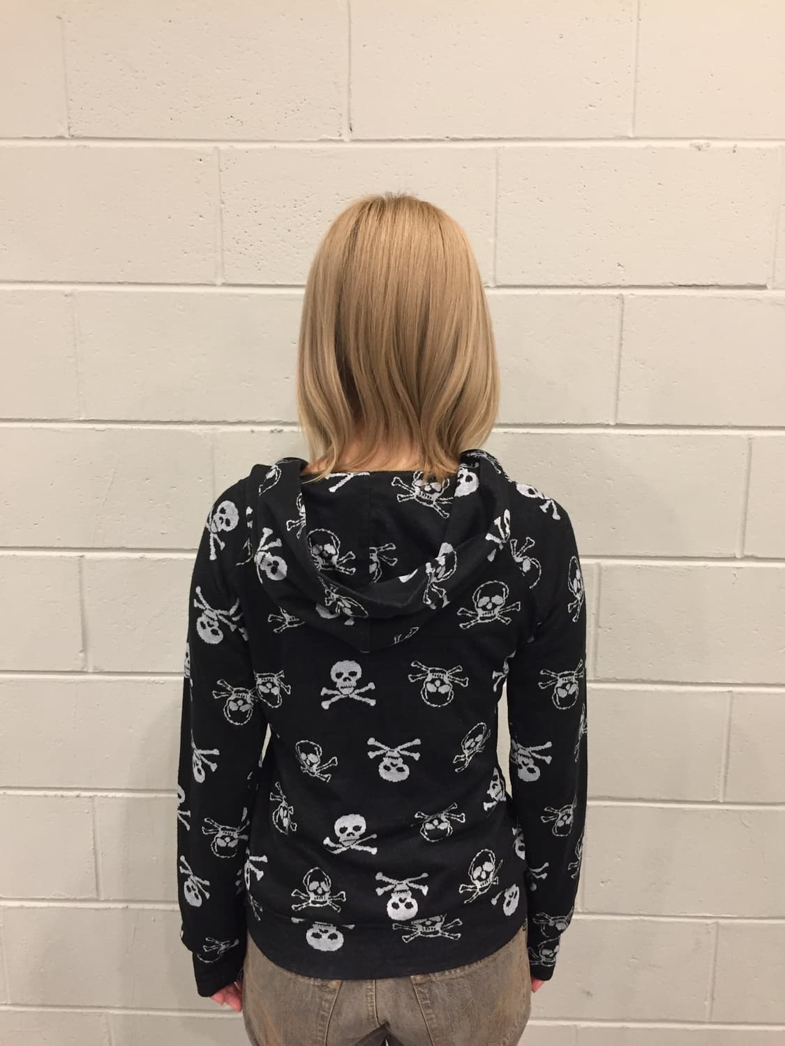 CRAZY ANGEL 스컬 패턴 후드집업 상품이미지4