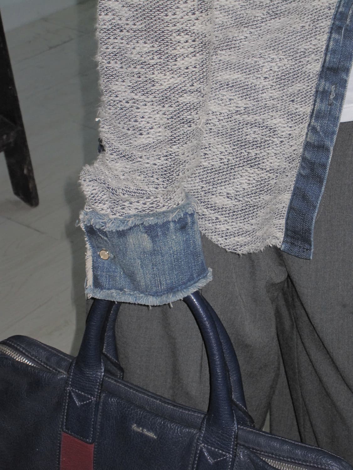 이태리 데님 디테일 셔츠 상품이미지5