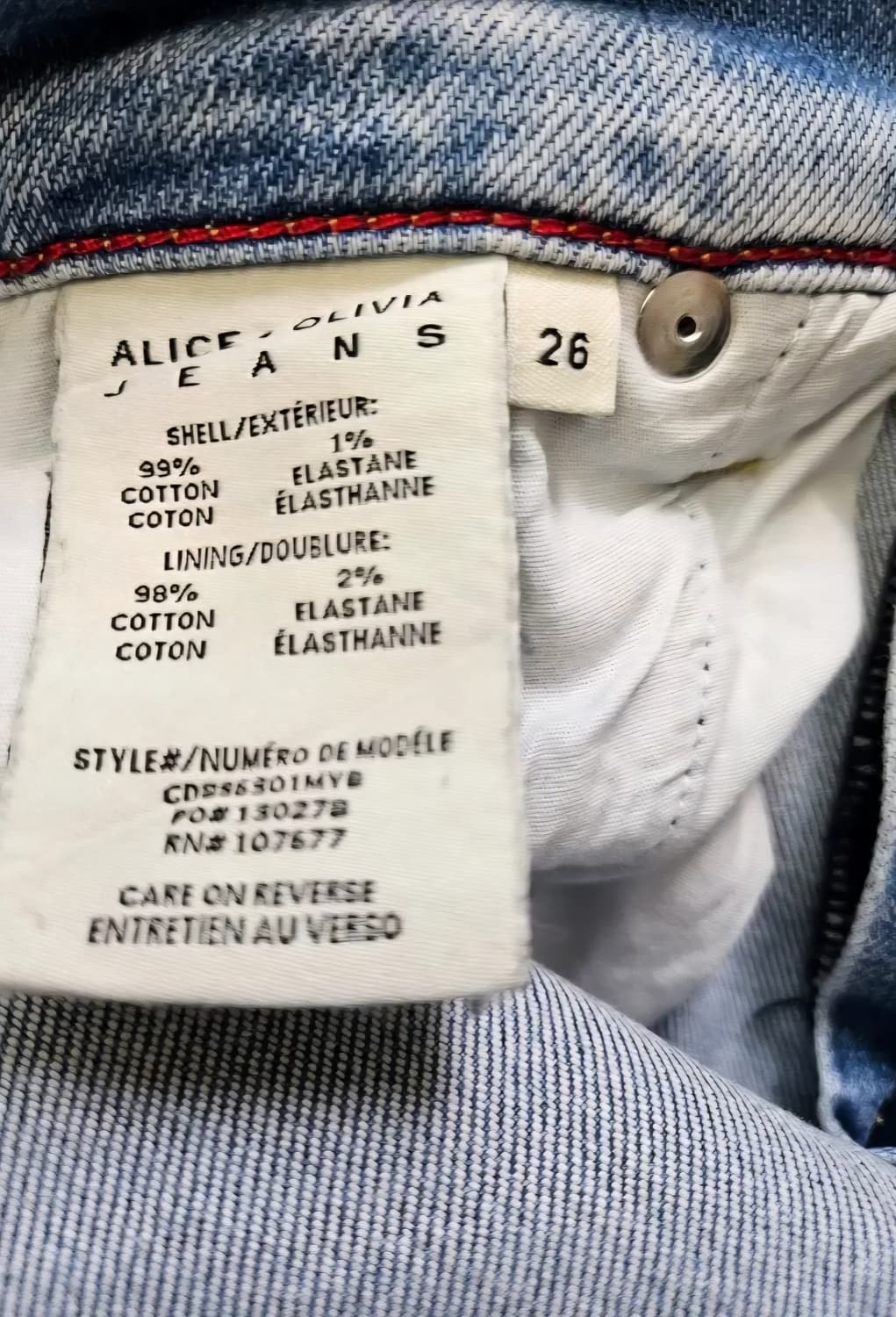 Alice Olivia 청바지 26사이즈 상품이미지4