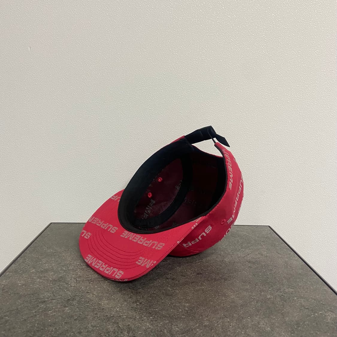 (OS) 슈프림 박스로고 캠프캡 모자 자카드 레드 상품이미지6