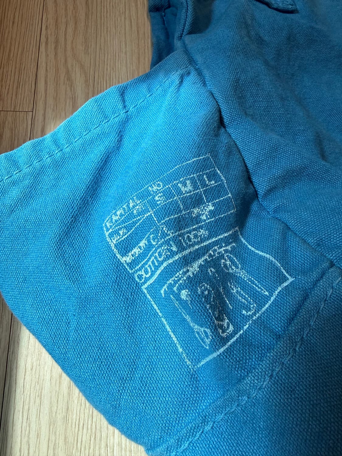 "Kapital" No.6 Blue Canvas Standard Bag 상품이미지2