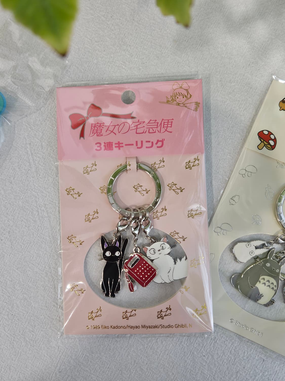 (정품)지브리 토토로 마녀배달부 키키 지지고양이 메탈 키링 키홀더 상품이미지2