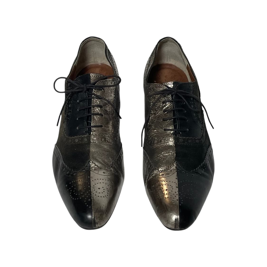 미하라 야스히로 투톤 윙팁 슈즈 상품이미지3