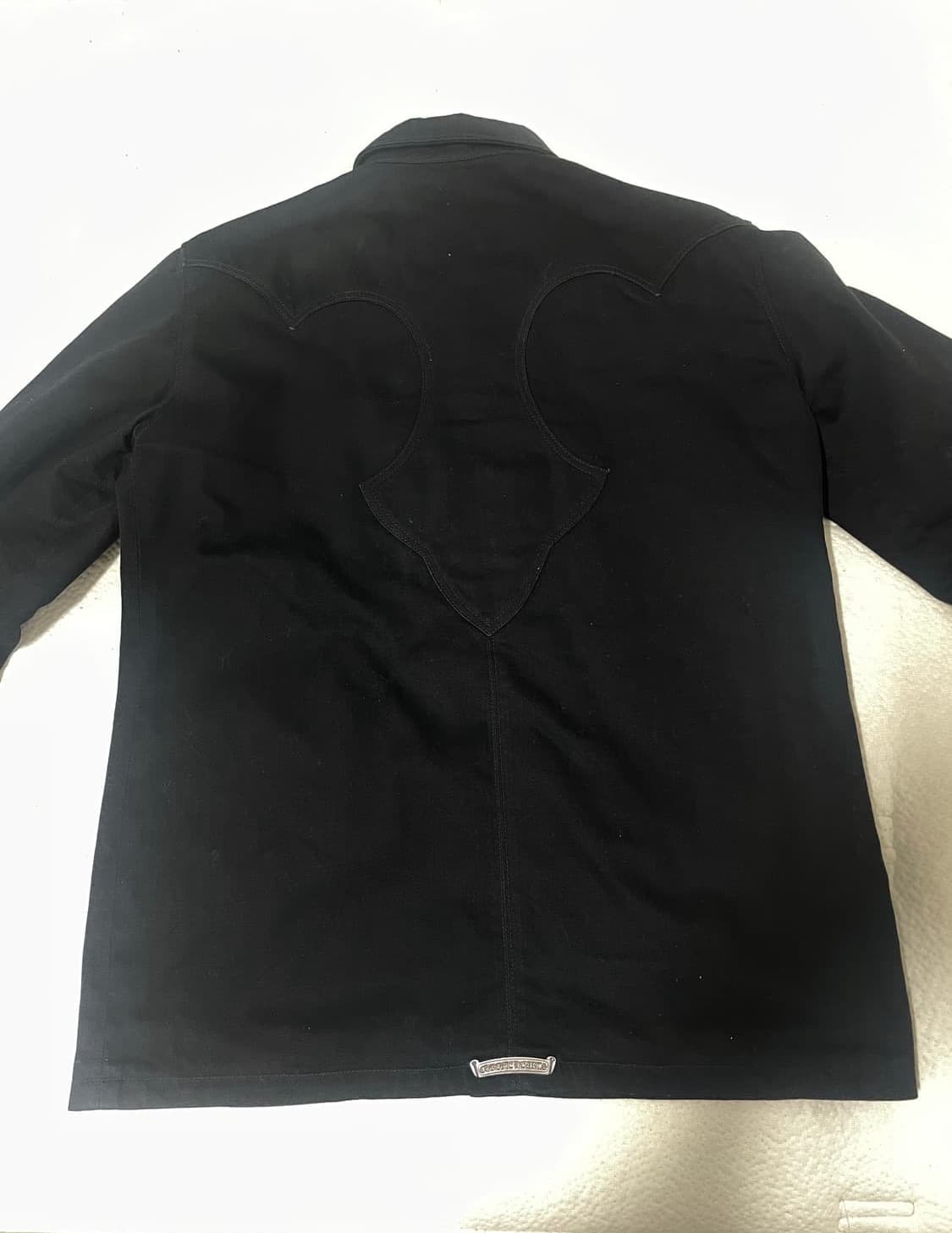 M)크롬하츠 백 플레어 대거 데님 자켓 상품이미지1