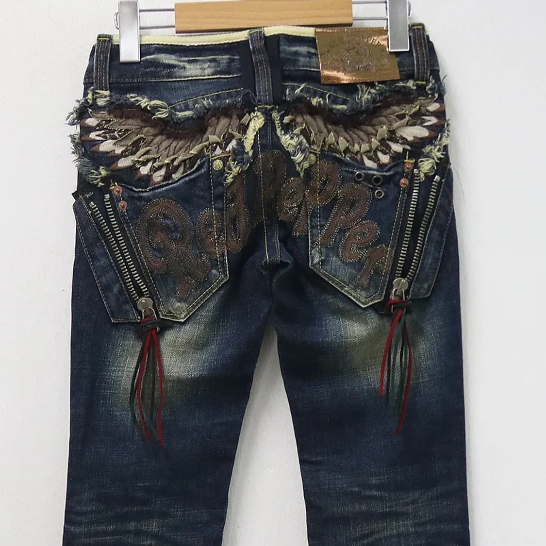 RED PEPPER 포켓 자수 데님 팬츠 67494 상품이미지5