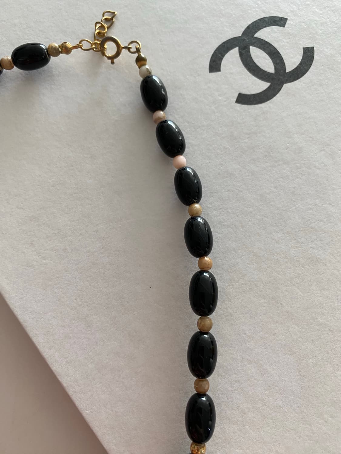 Y2k 버건디 볼드 비즈 목걸이 (bsh) 상품이미지9