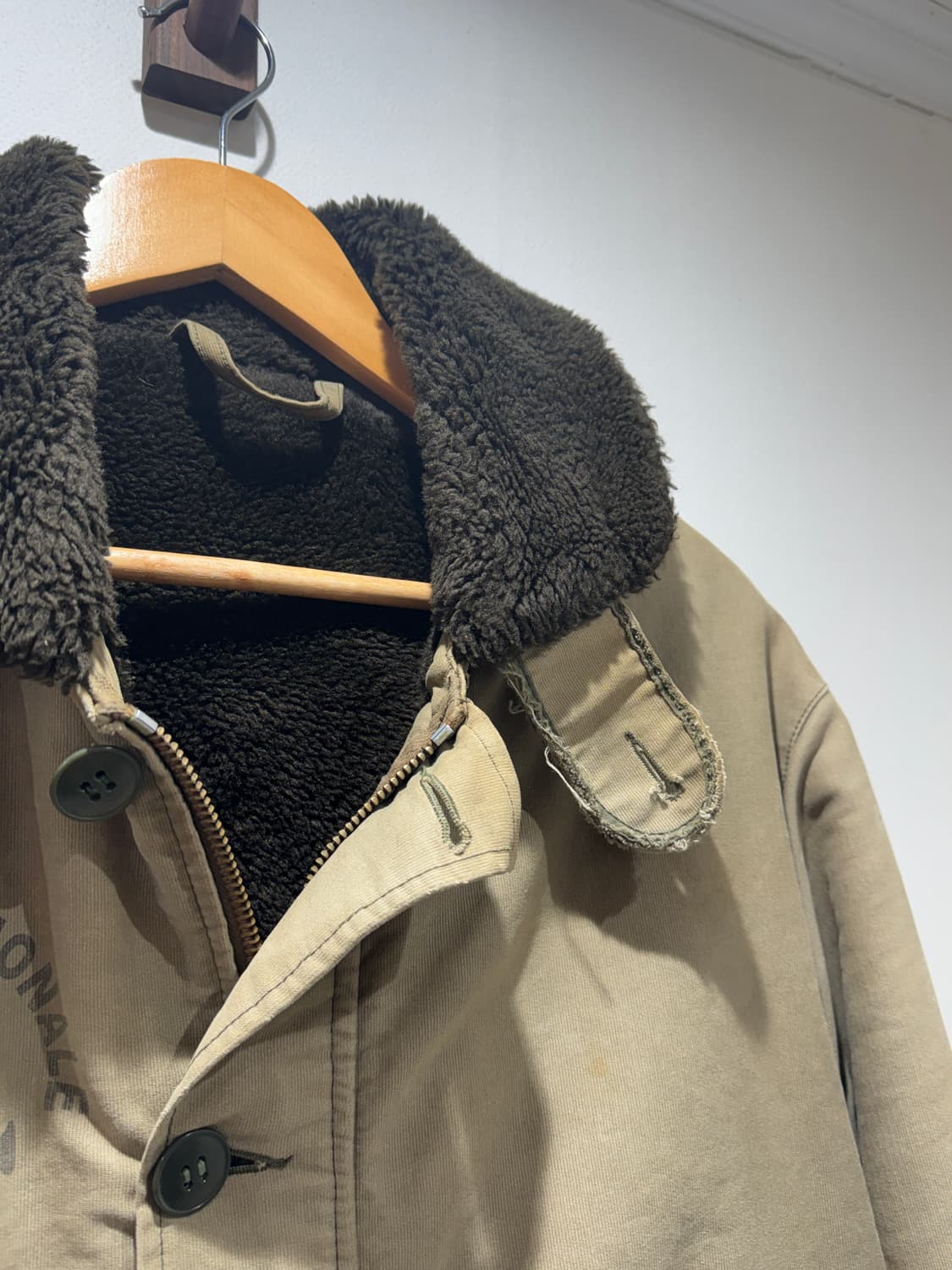 70-80s 오리지널 프랑스 해군 덱자켓 상품이미지3