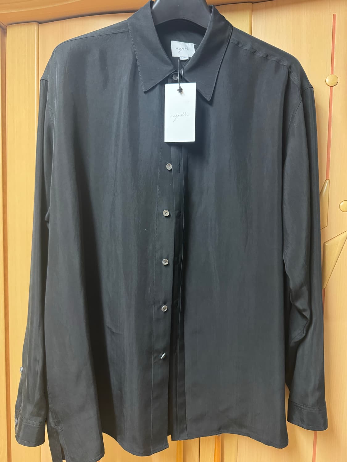 (새상품)(M 교환가능)유스 26ss 큐프라 셔츠 L 블랙 상품이미지1