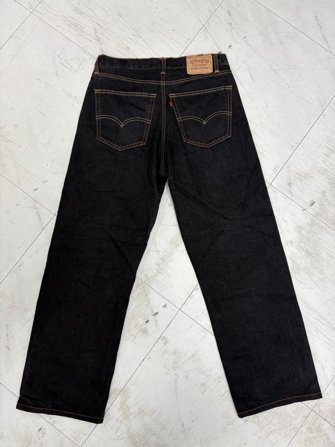 a213) 32 리바이스 505 흑청 상품이미지4