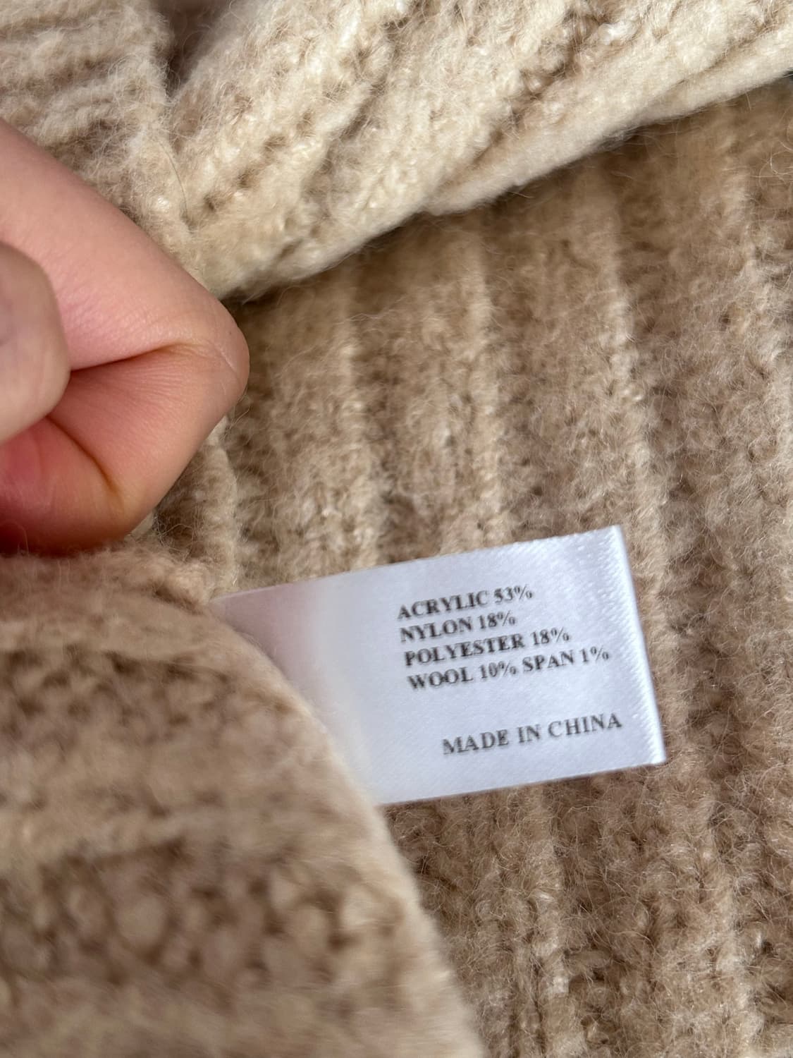 OFC Brushed Colar Cardigan 베이지 상품이미지4