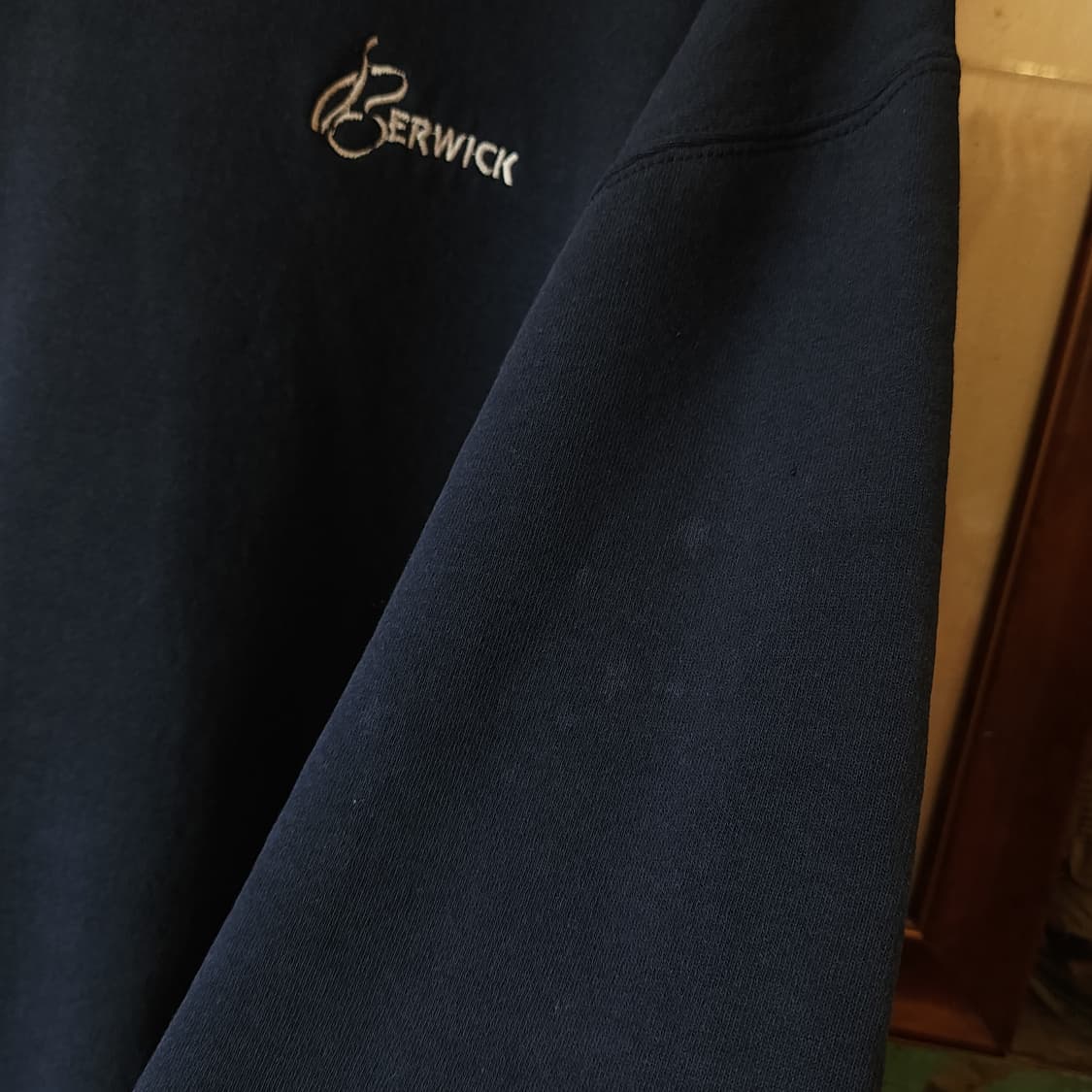 90s 러셀 맨투맨 스웻셔츠 미국 오리지널 빈티지 레터링 네이비 XXL 상품이미지8