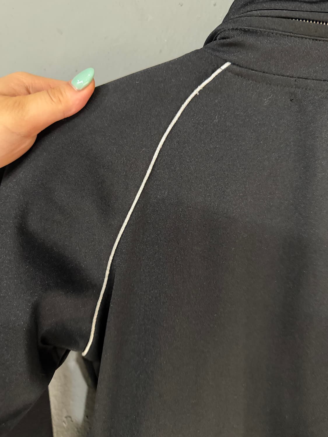 high-neck design skull cubic zip-up 상품이미지10