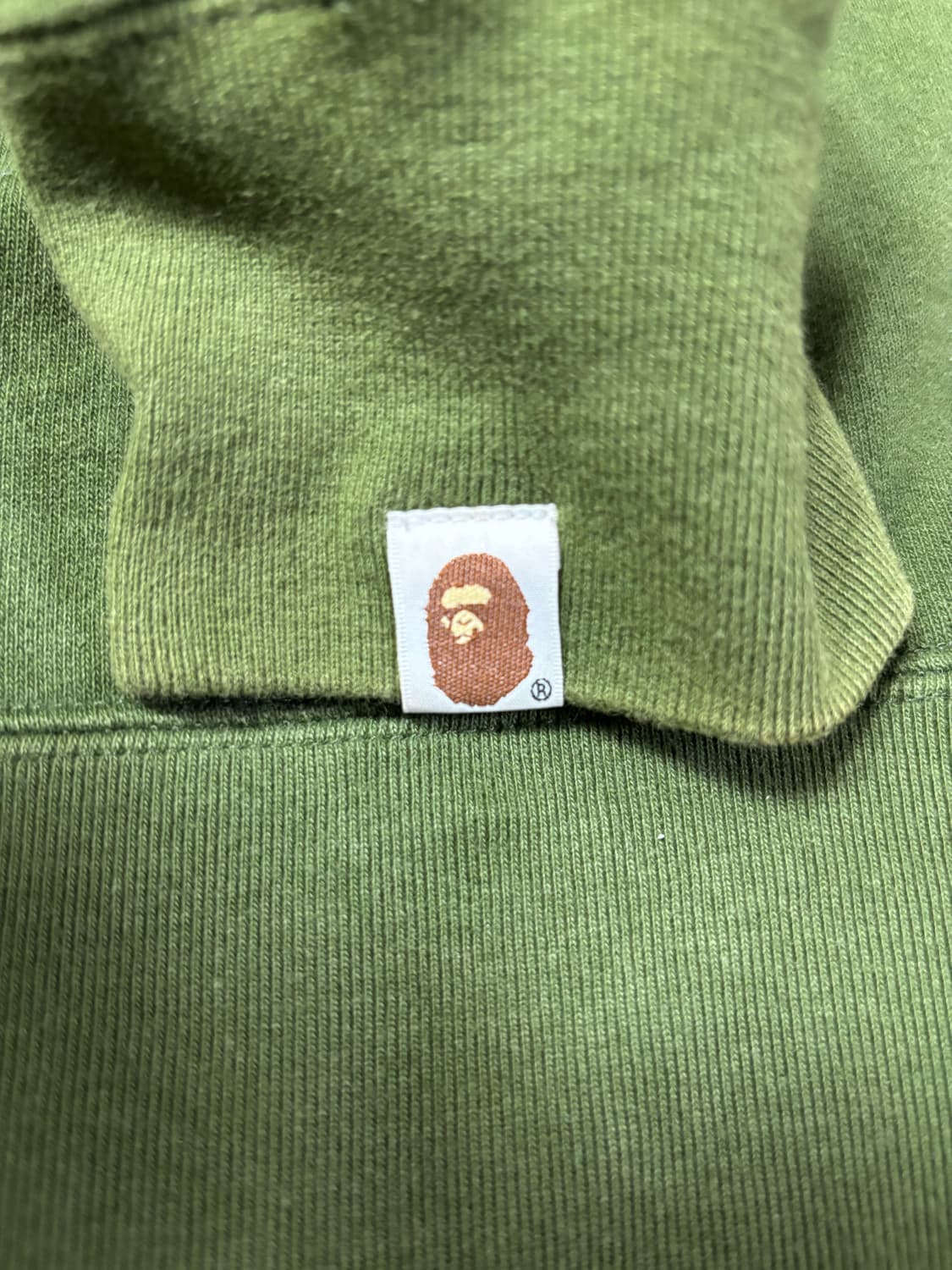 베이프 후드집업 그린 상품이미지4