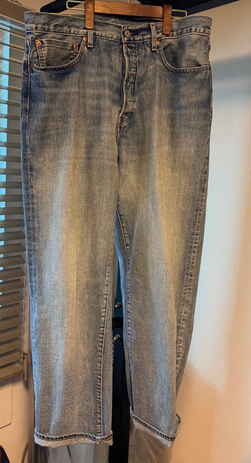 빔즈 x 리바이스 슈퍼 와이드 데님 진스 36사이즈 상품이미지3