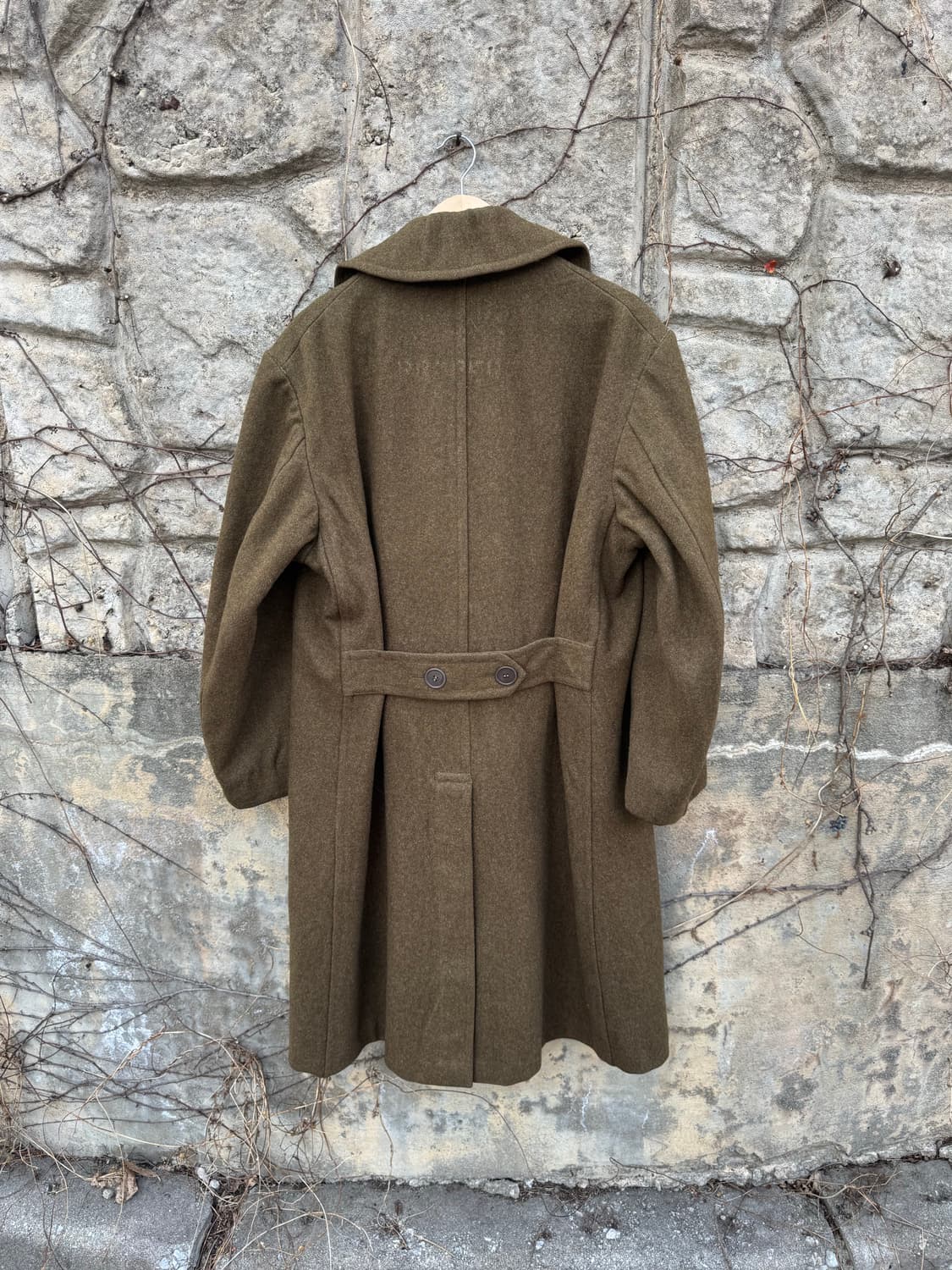 40s 미군 오리지널 ww2 멜튼 울 오버 코트 상품이미지2